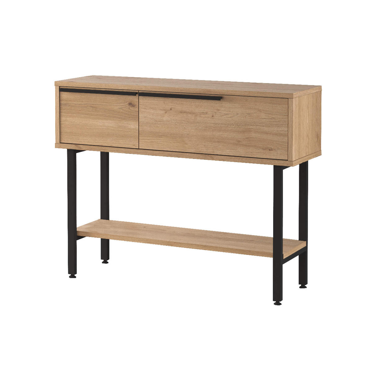 KONSOLENTISCH Hellbraun 29,5/100/76 cm - Braun, Holzwerkstoff (29.5/100/76cm) - Mobili Rebecca
