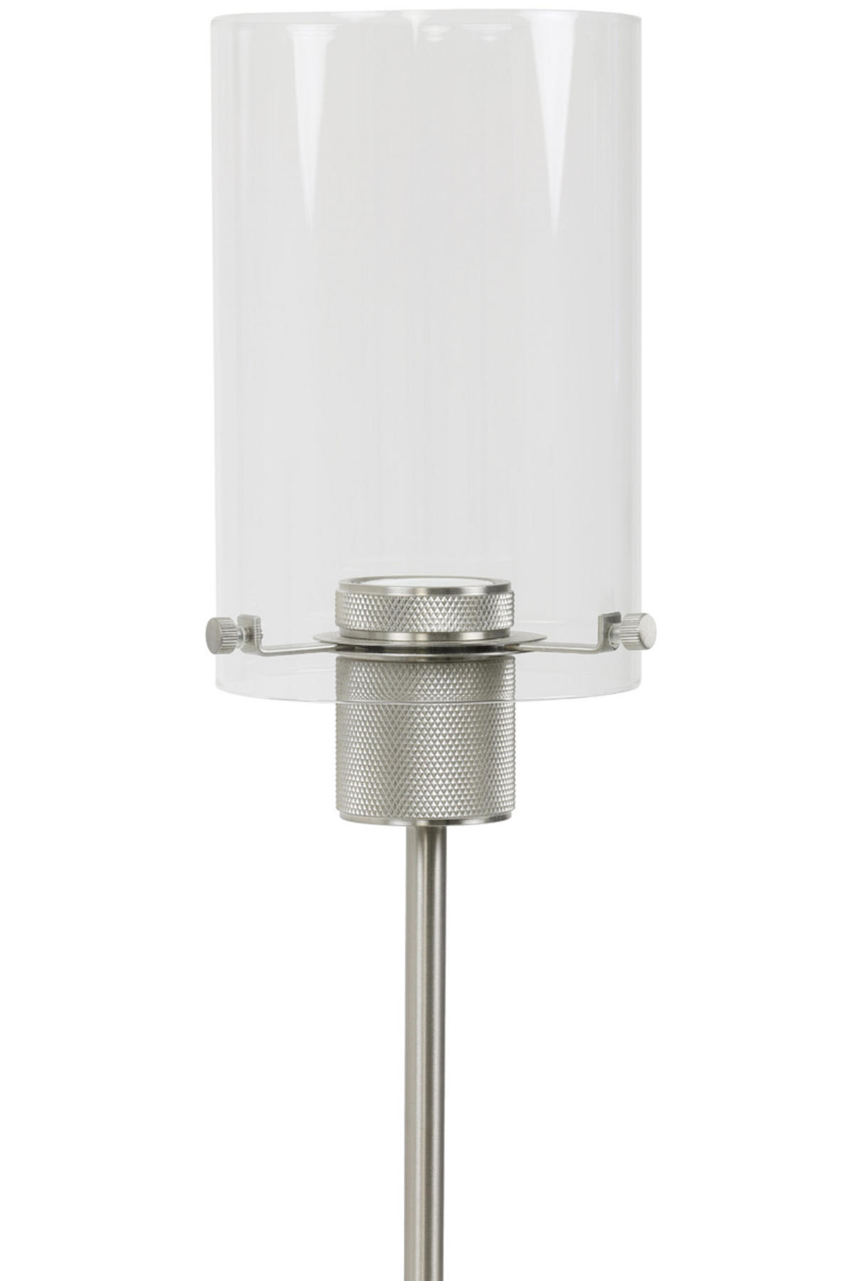 TISCHLAMPE Vancouver Silber Ø15/56,5 cm - Silberfarben, Metall (15/15/56.5cm) - Light & Living