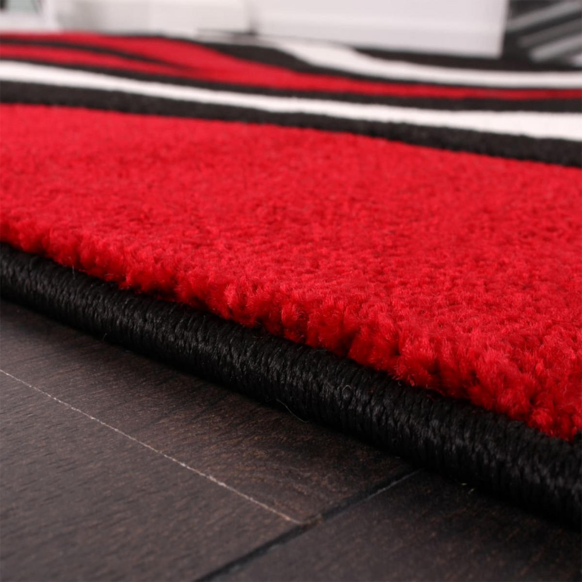KURZFLORTEPPICH 200/290 cm Diamond 760 - Rot, Kunststoff (200/290cm) - Paco Home