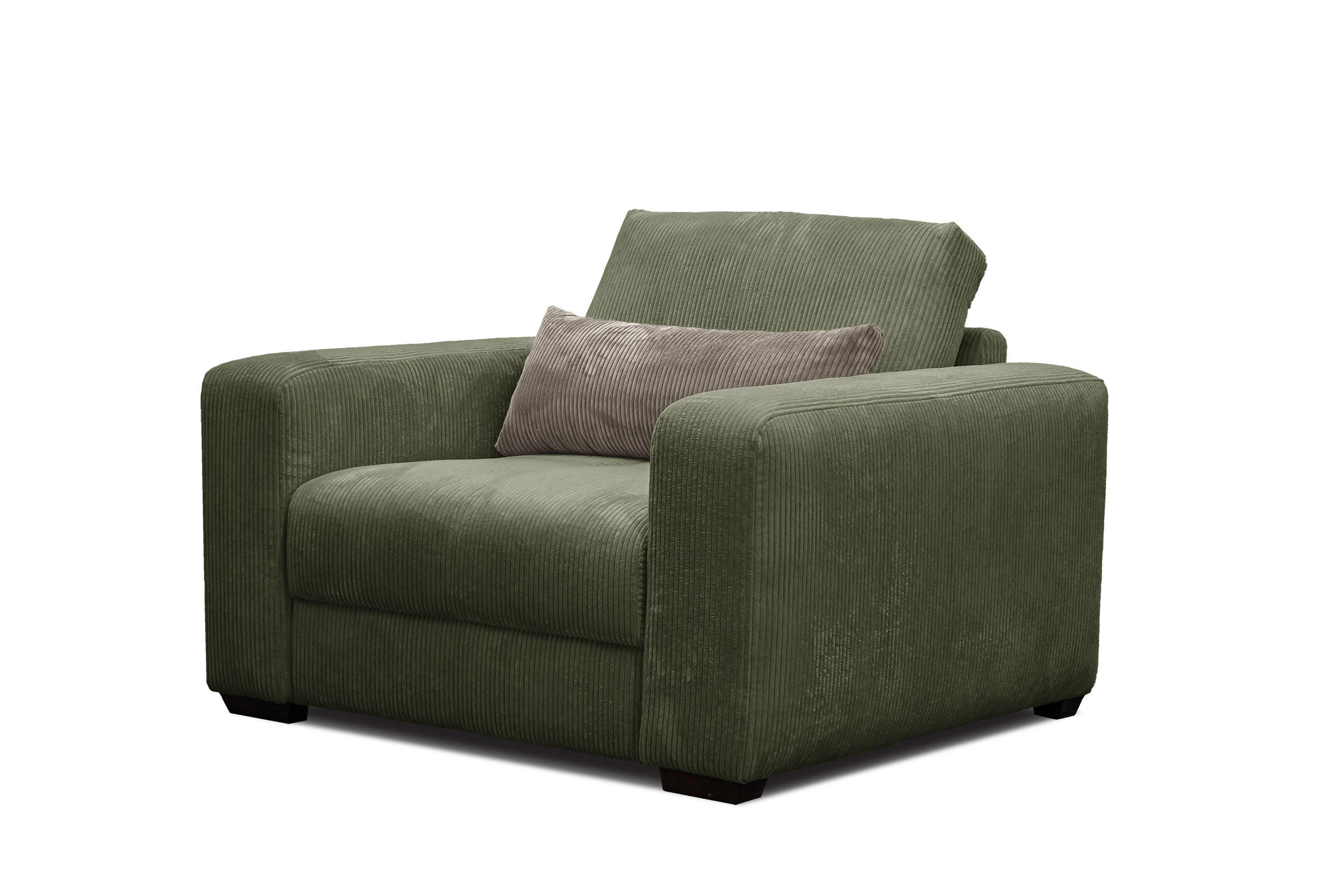 Wozimo Sessel Olivgrün 130x91x108 cm