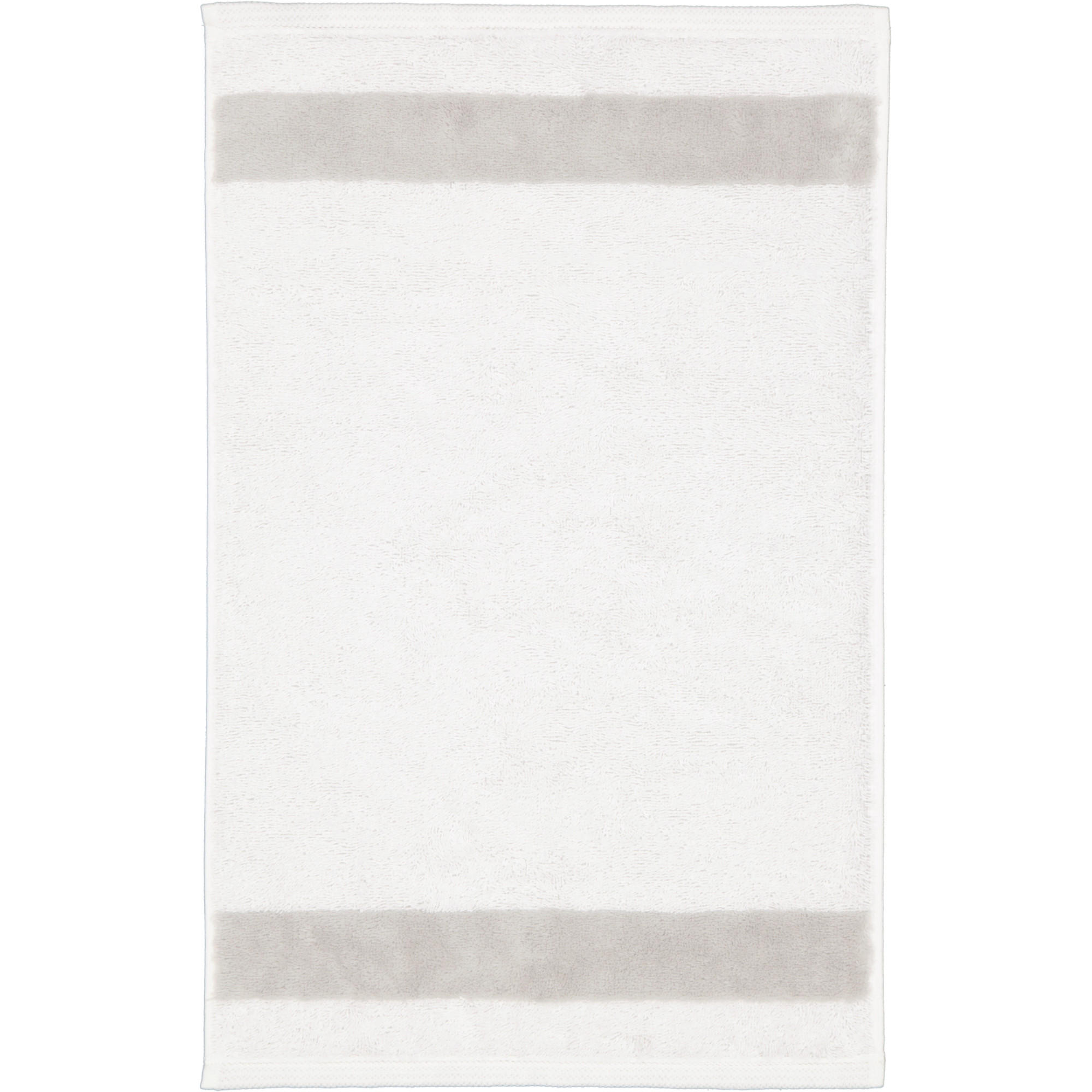 HANDTÜCHER LUXURY DOUBLE 2560 BRILLIANT WHITE - 76 - Weiß, Textil (30/50cm) - Zöllner