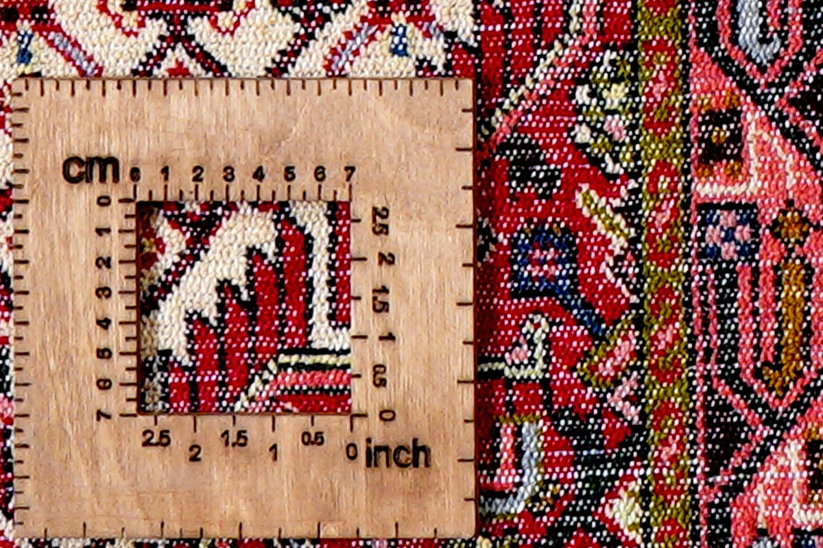 LÄUFER Orient handgeknüpft Assadabad Beige, Rot 195/80 cm Schurwolle - Beige/Rot, Textil (80/195cm) - Looma