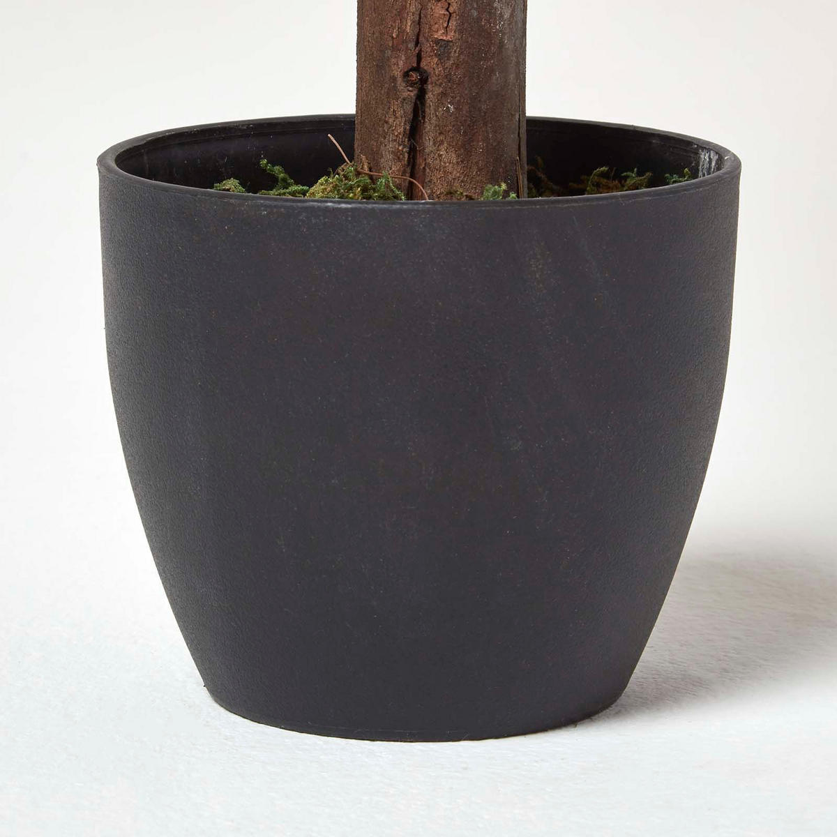 KUNSTBAUM Lorbeer formgeschnitten, 91 cm - Grün, Kunststoff (91cm) - Homescapes