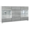 SIDEBOARD Bari Avola-Anthrazit - Anthrazit, Holzwerkstoff (138.5/75.5/35cm) - Vladon