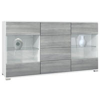 SIDEBOARD Bari Avola-Anthrazit - Anthrazit, Holzwerkstoff (138.5/75.5/35cm) - Vladon