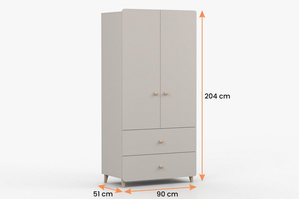 JUGENDZIMMER-SET MARCO A 4-teilig in Kaschmir - Kaschmir, Holzwerkstoff (377/204/205cm) - Deine Möbel 24