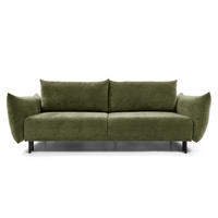 SITZSOFA Grün ADA Mit Schlaffunktion Und Bettkasten Chenille Stoff - Grün, Textil (240/90/108cm) - Sepro Meble