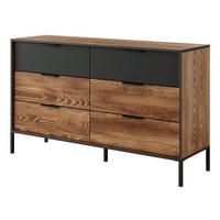 SIDEBOARD mit Schubladen Taviano 140 cm - Eichefarben, Holz (137/81/39cm) - Emporius