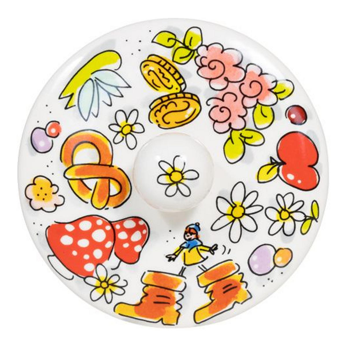 VORRATSDOSE Aschenputtel in Bunt - 500 ml - Multicolor, Keramik (14/13/14.3cm) - Blond Amsterdam