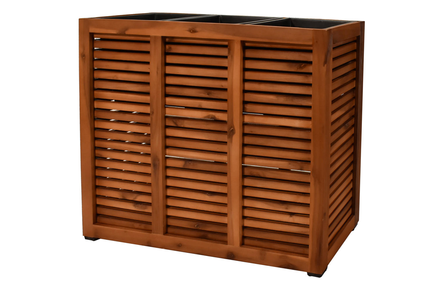 PFLANZKASTEN 79x28x62 cm, Braun, Akazienholz - Braun, Holz (28/62/79cm) - dasmöbelwerk