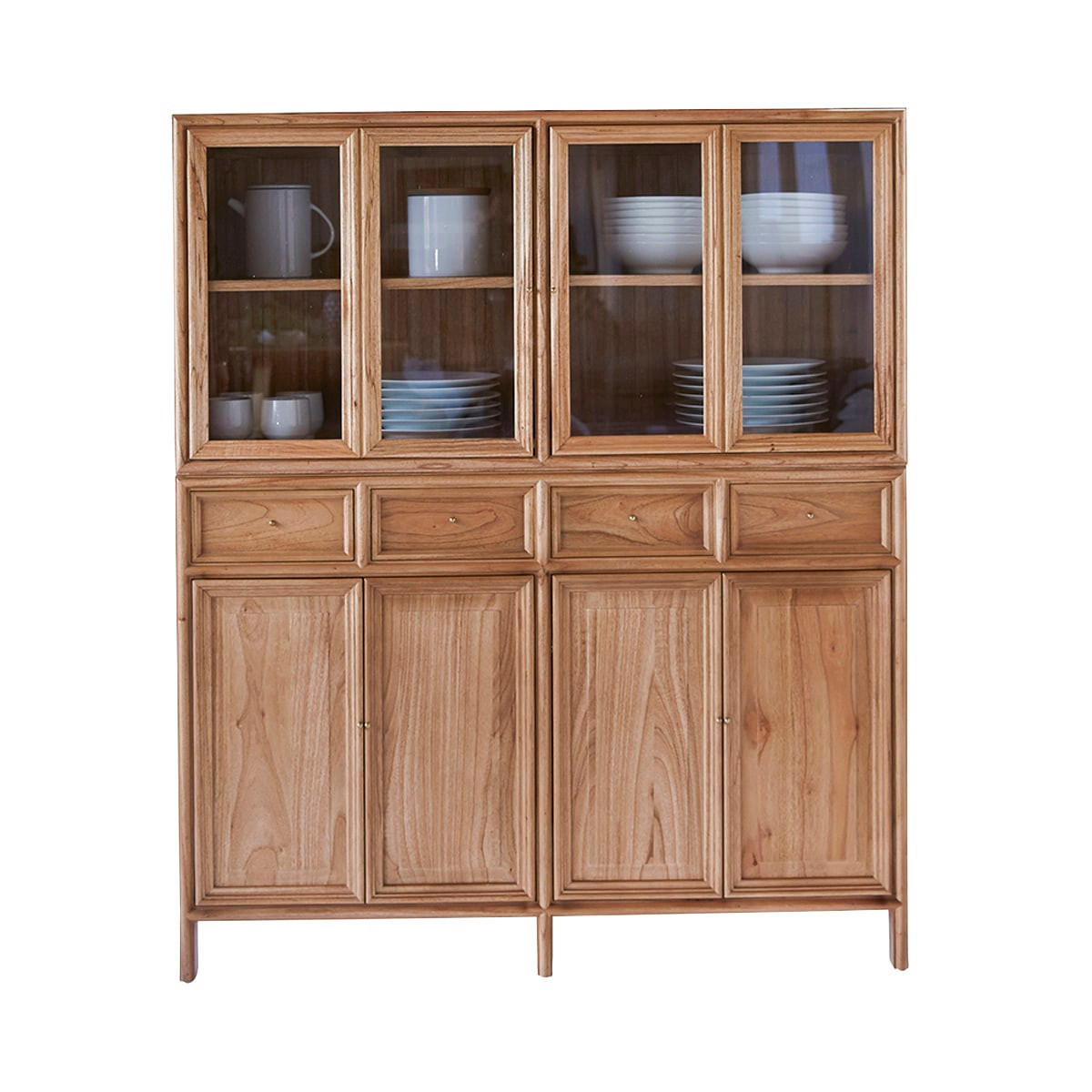 Tikamoon Geschirrschrank Natur 120x145x41 cm