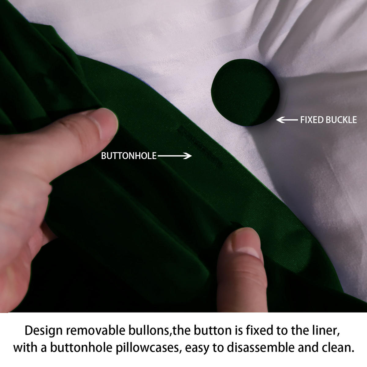 RÜCKENKISSEN Samtlook Dunkelgrün 180 cm - Dunkelgrün, Textil (45/180cm) - Vercart
