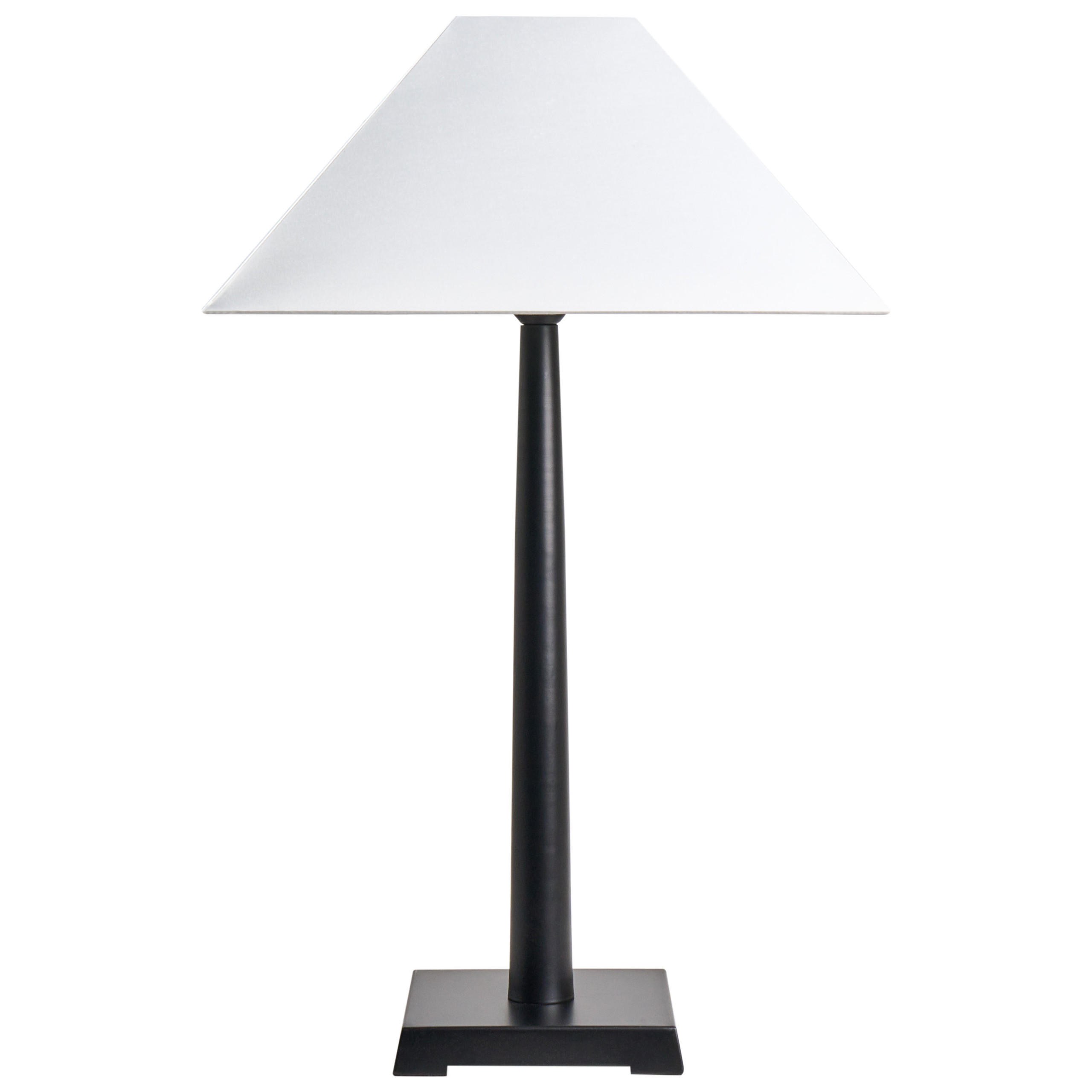 TISCHLAMPE Metall Schwarz Dhud - Schwarz/Weiß, Metall (34/34/58cm) - Beliani
