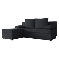 ECKSOFA Maxi - Schwarz, Holz/Kunststoff (197/145cm) - MIRJAN24