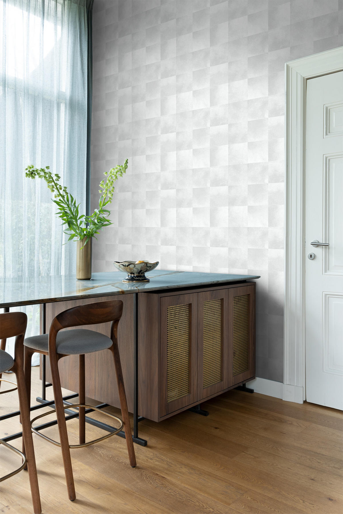 TAPETE Pelzmuster 53 cm x 10.05 m - Grau, Papier (53/1000cm) - Origin Wallcoverings