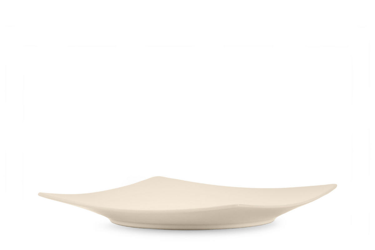 TELLERSET EPIRI Dessertteller 6 Personen 6-tlg - Beige, Keramik (21/2/21cm) - KONSIMO®