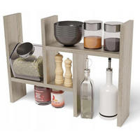 KÜCHENREGAL EX3 ausziehbar Sonoma Eiche 40/12/44 cm - Sonoma Eiche, Holzwerkstoff (40/44/12cm) - Matkam Möbel