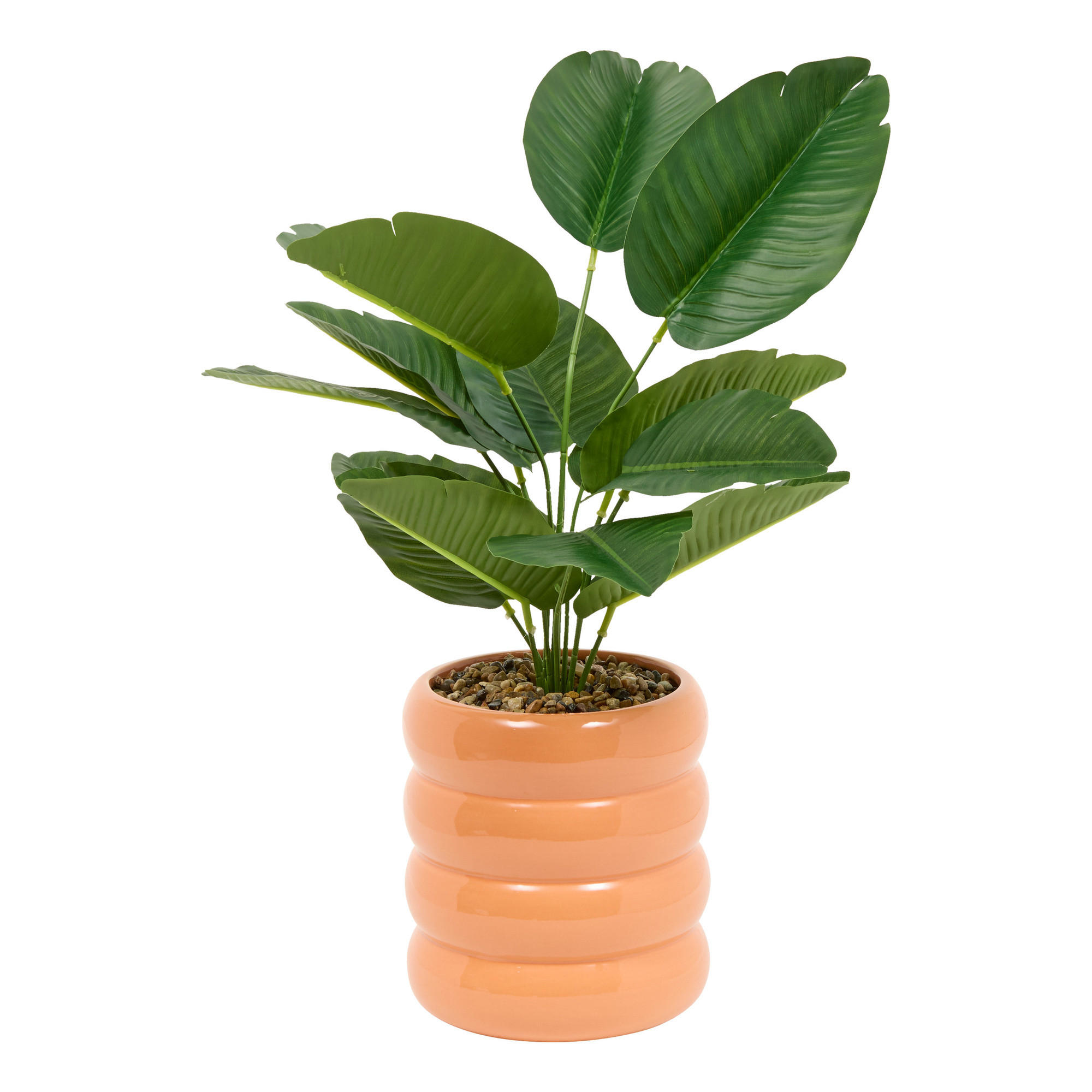 PFLANZE Strelitzie Poolside 13,5/13,5/45 cm - Orange, Keramik (45cm) - Atmosphera Createur d´interieur