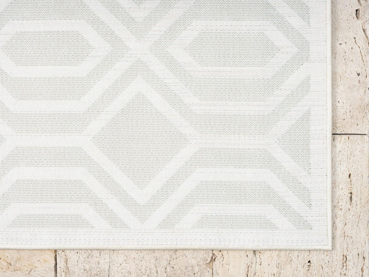 OUTDOORTEPPICH Elaria Creme,Ecru,Weiß 100/160 cm - Creme, Textil (100/160cm) - My-Rug
