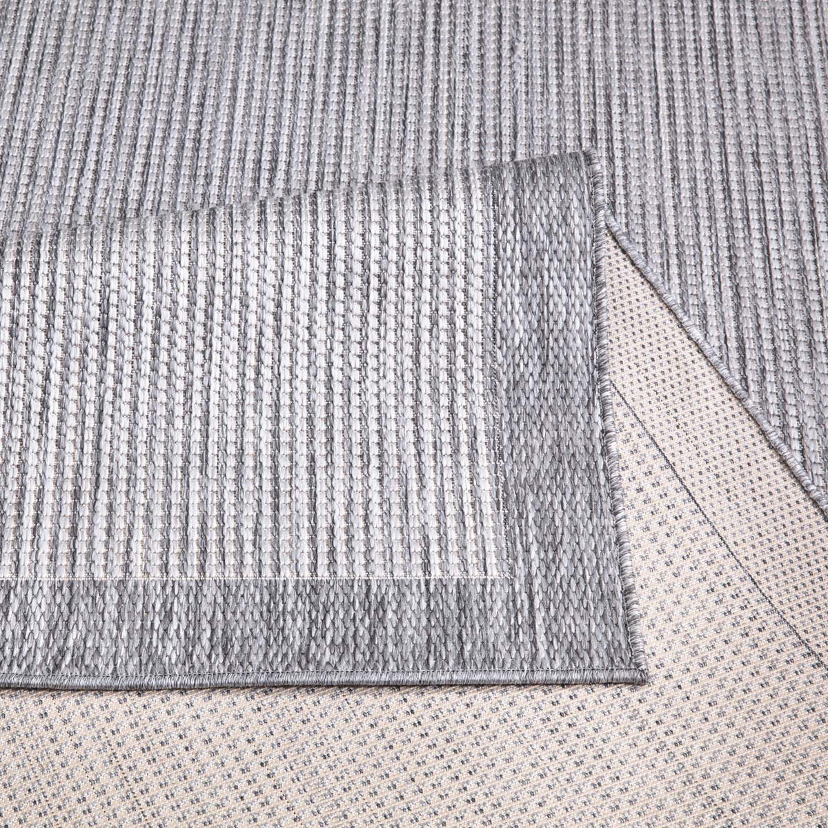 OUTDOOR-TEPPICH Sun 470 Grau 200x290 cm - Grau, Textil (200/290cm) - carpet city