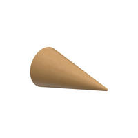 ENDSTÜCKE FÜR GARDINENSTANGEN 20 mm Ø, Siveo Buche, Packung 2 Stück - Buchefarben, Holz (6/3.5/3.5cm) - INTERDECO