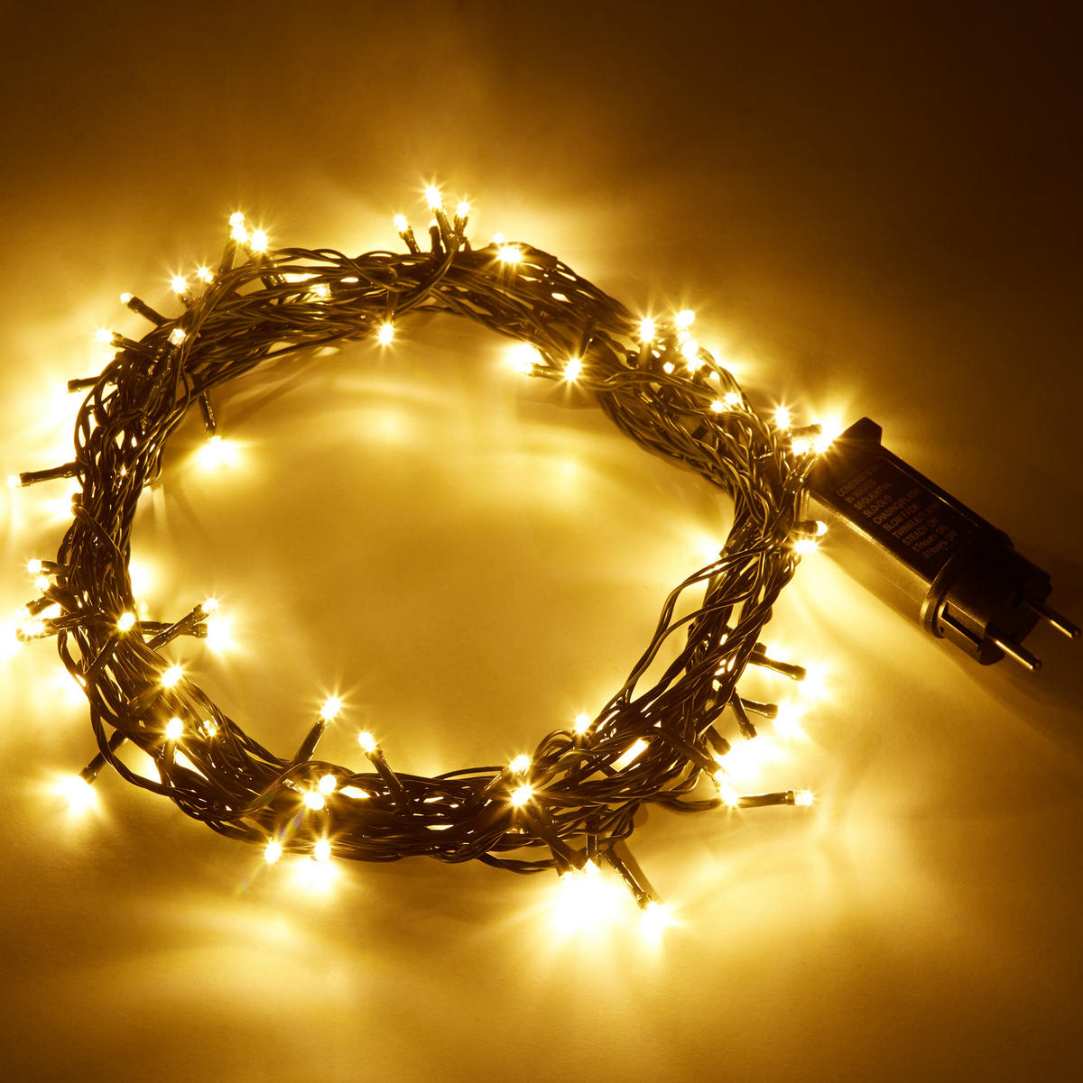 LED-LICHTERKETTE ,Lichterabstand 10 cm,grün - Grün, Kunststoff (1300cm) - tectake