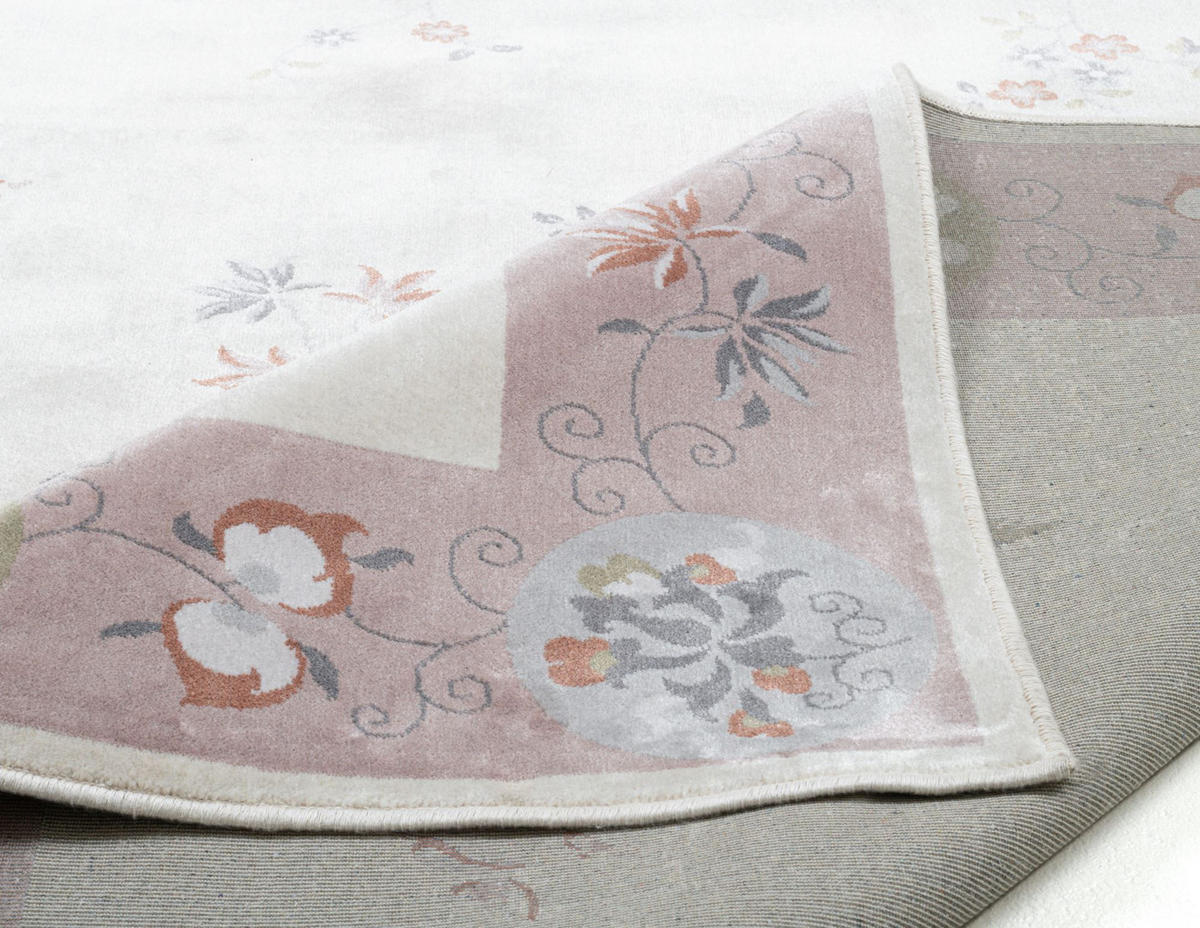 FLACHWEBETEPPICH Cherina 200x290 cm - Rosa, Textil (200/290cm) - Gino Falcone