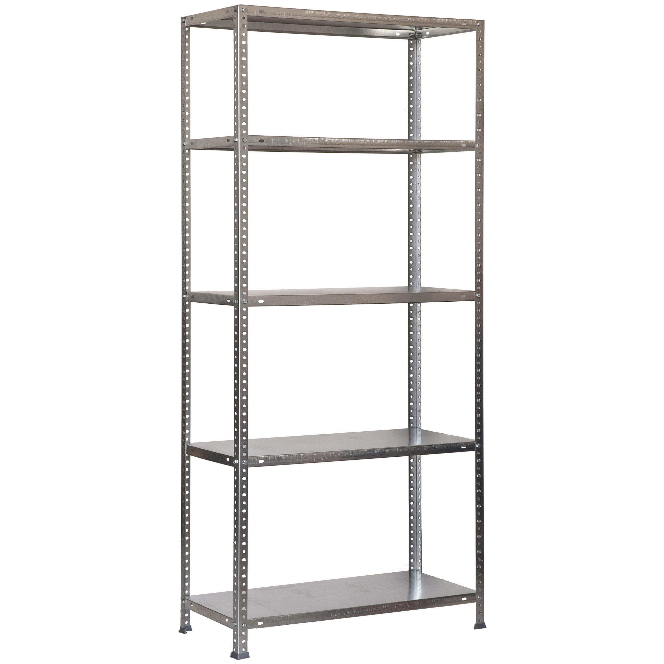 SCHRAUBREGAL PANDA TALL | HxBxT 200x110x30cm | 5 Fachböden | Fachlast 90kg | Verzinkt - Silberfarben, Metall (110/200/30cm) - PROREGAL