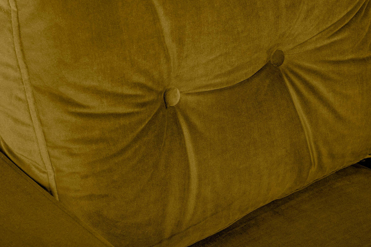 SESSEL ERISO mit Armlehnen und angenehmer Stoff zum Anfassen, Velour-Stoff, honig - Braun/Honig, Textil (80/75/75cm) - KONSIMO®
