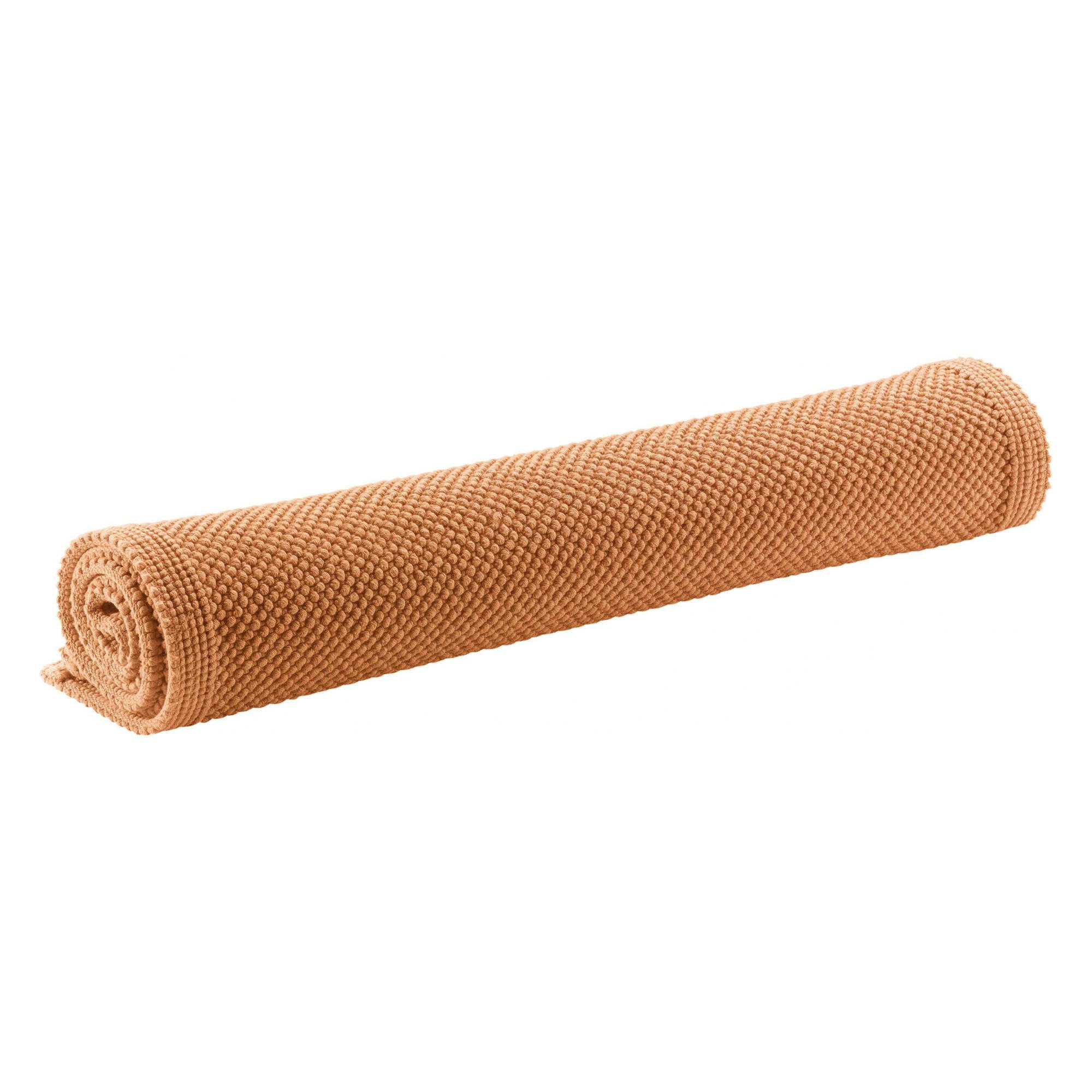 BADEMATTE Etia zimt 54 x 110 cm - Cognac, Textil (54/110cm) - Vivaraise