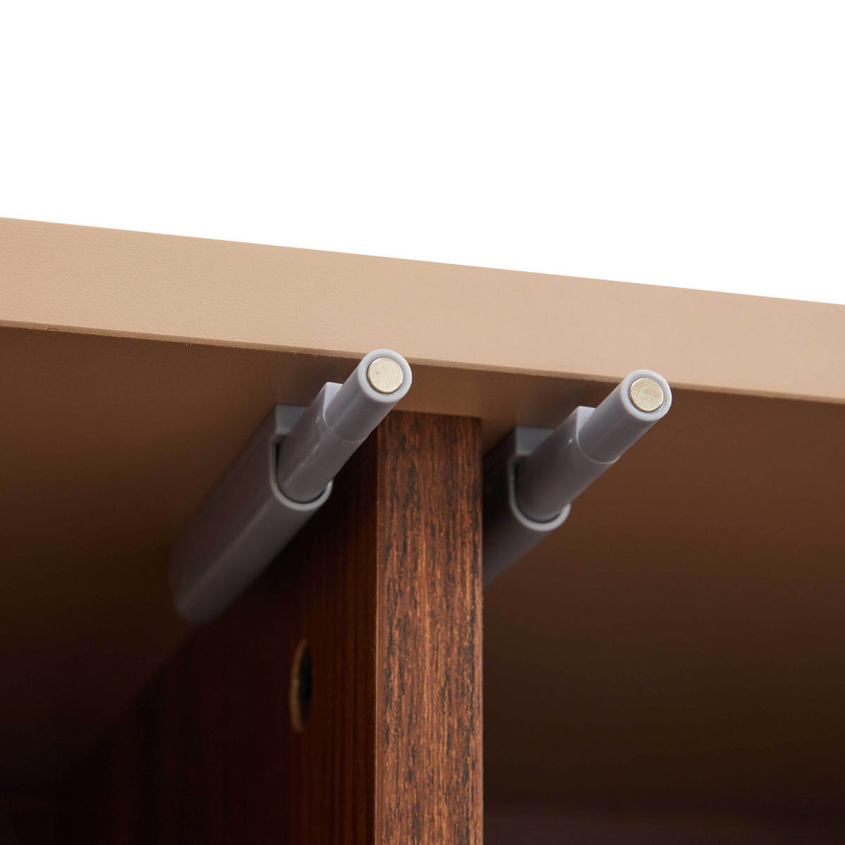 TV-SCHRANK 120 cm, dunkles holz - Braun, Holz (40/55/120cm) - Oviala