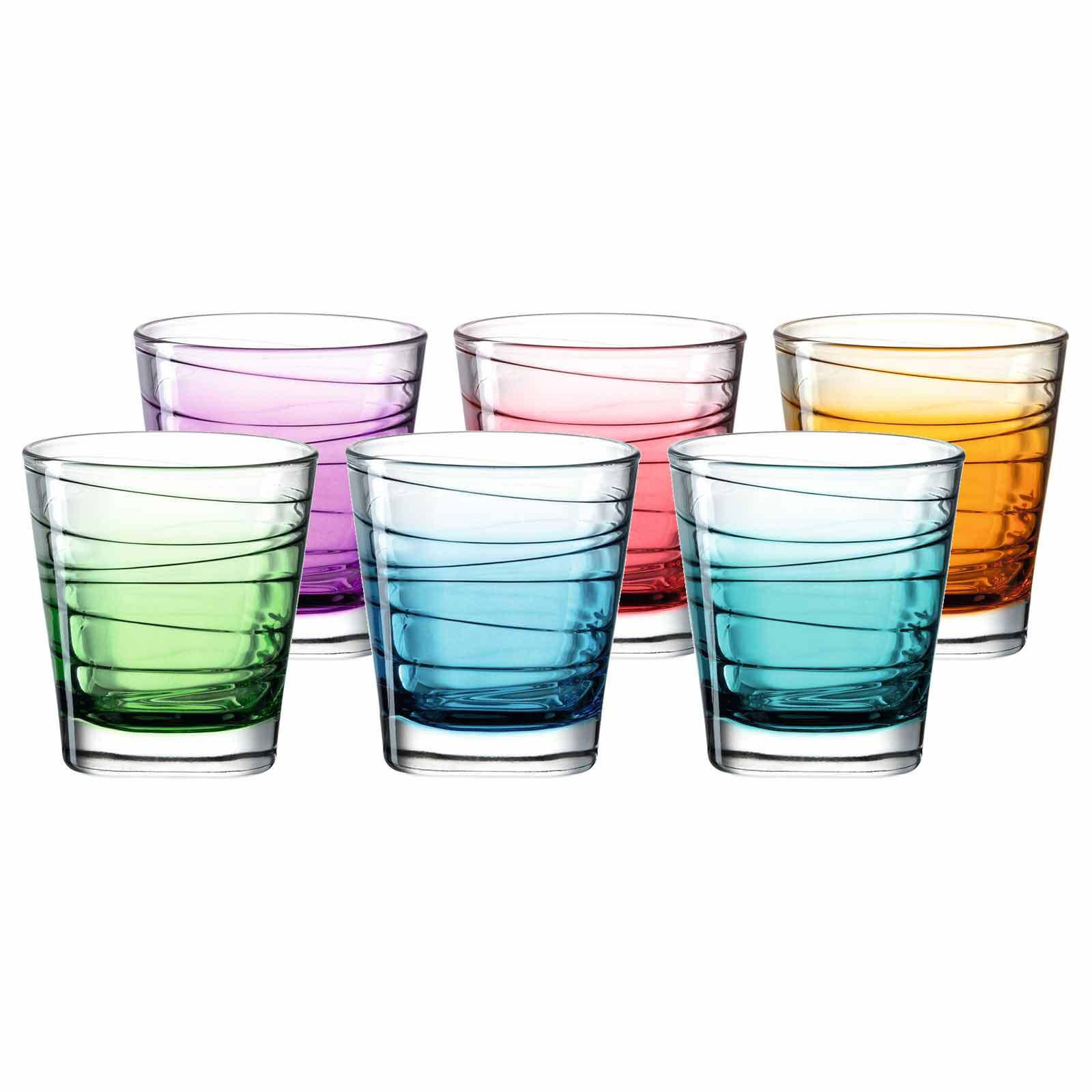 WASSERGLAS Wassergläser Vario Struttura 250 ml - 6 Stück - Multicolor, Glas - Leonardo Living