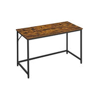 SCHREIBTISCH COMPUTERTISCH SCHMAL - Braun, Holzwerkstoff (120/60/75cm) - Hansiro