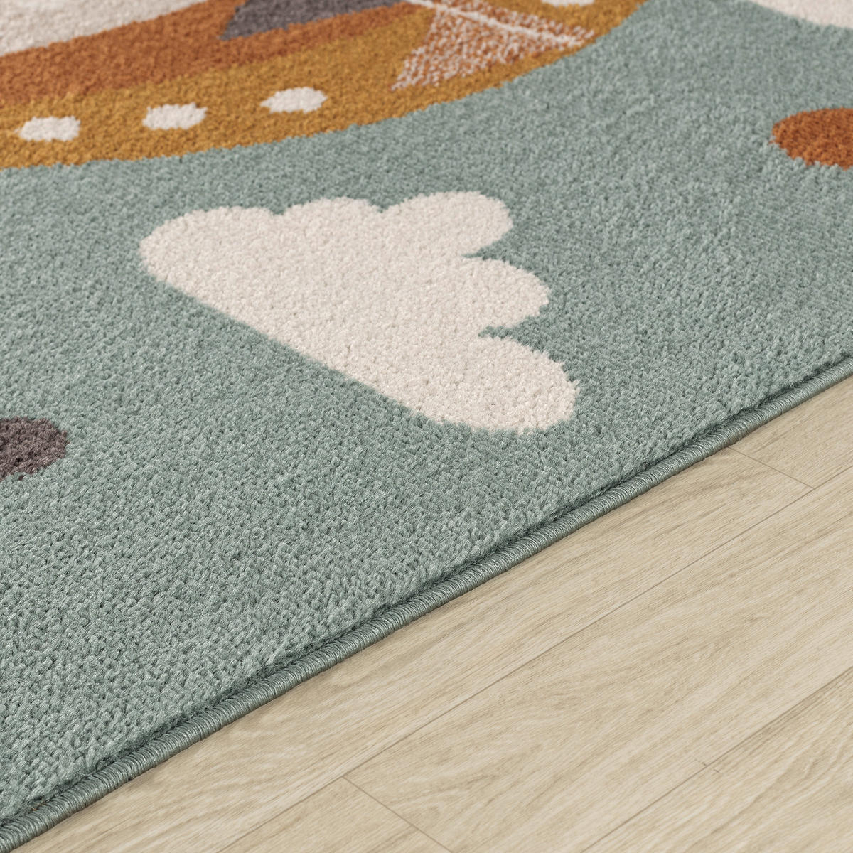 KINDERTEPPICH Rund Ø 160cm Mehrfarbig - Multicolor, Textil (160/160cm) - LIVABLISS