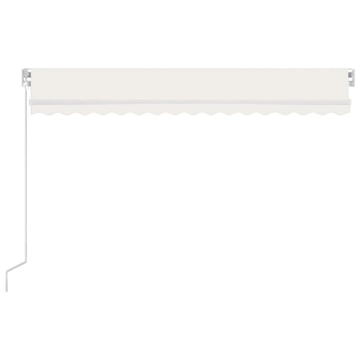 MARKISE Manuell Einziehbar 450x350 cm Creme - Creme, Metall (450/1/450cm) - furnicato