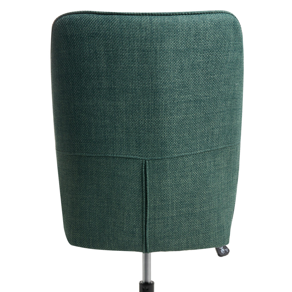 BÜROSTUHL Kunstleinen Dunkelgrün Castile - Schwarz/Grün, Textil (64/96/64cm) - Beliani