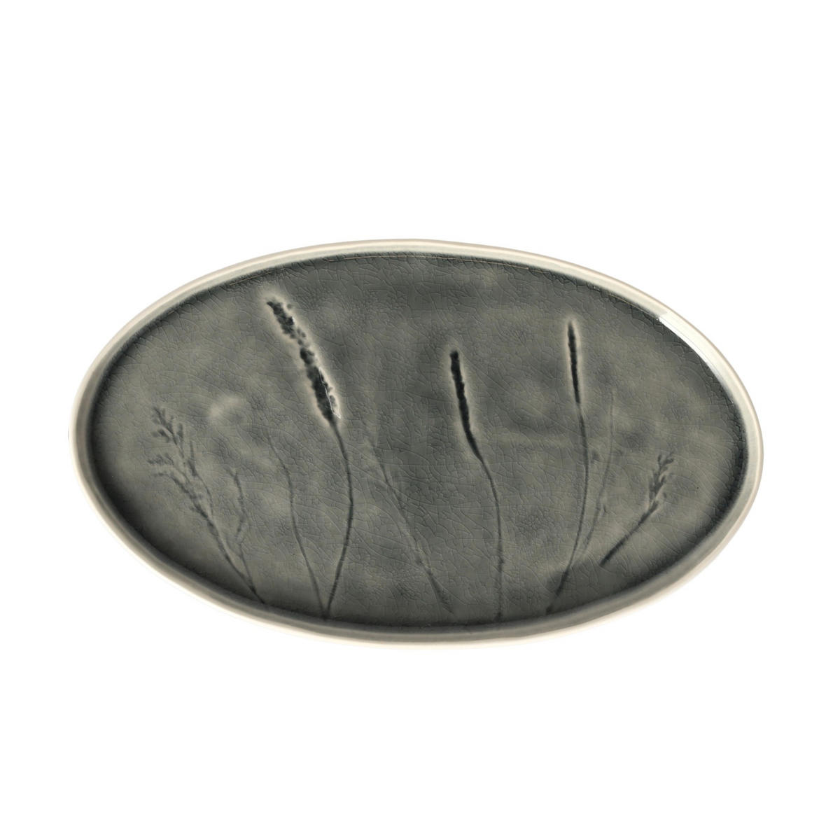 SERVIERTELLER Flisian - Grau, Stein (17.5/1.6/29cm) - home&you