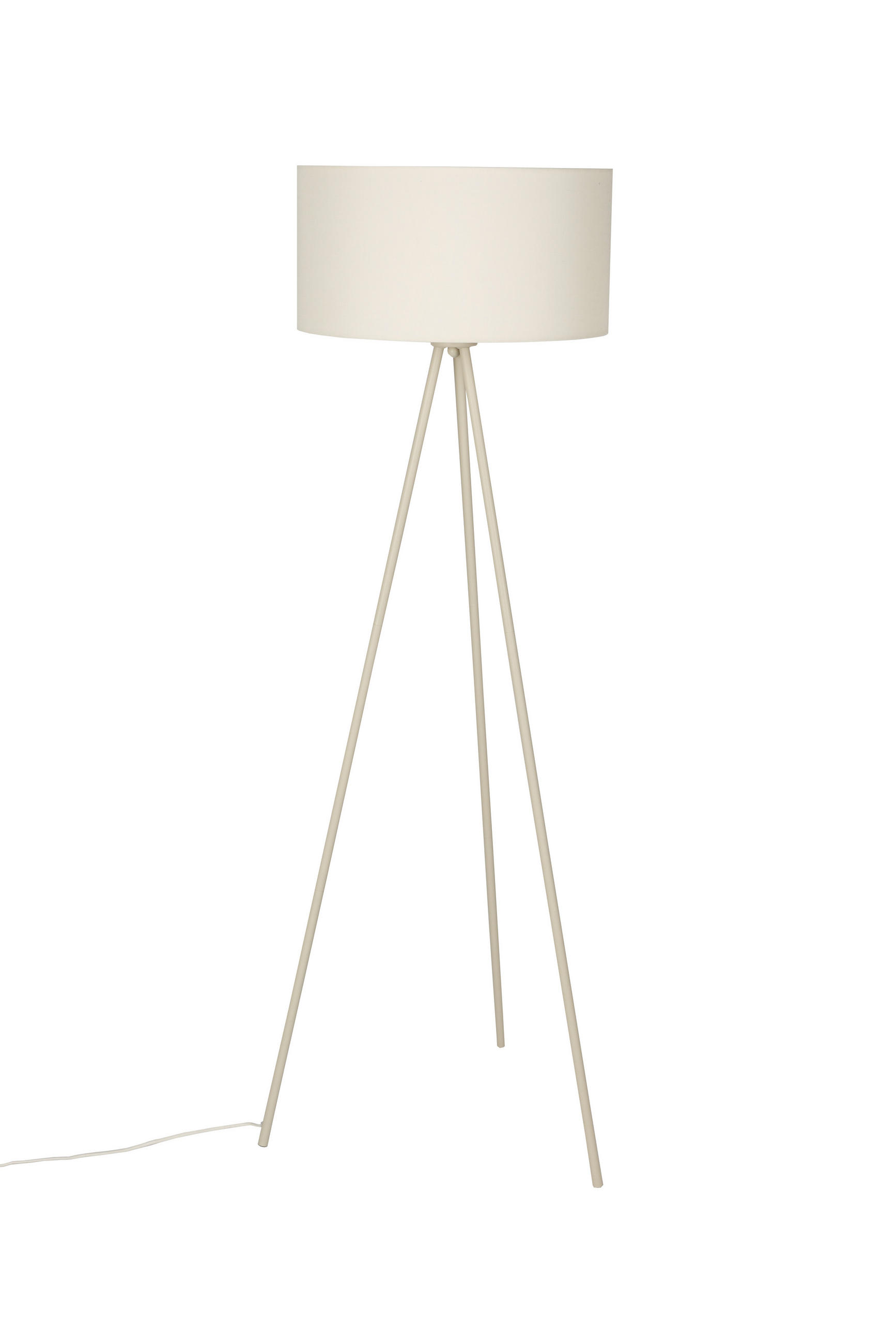 STEHLAMPE Susie - Beige - 45/45/146 cm - Beige, Metall (45/45/146cm)