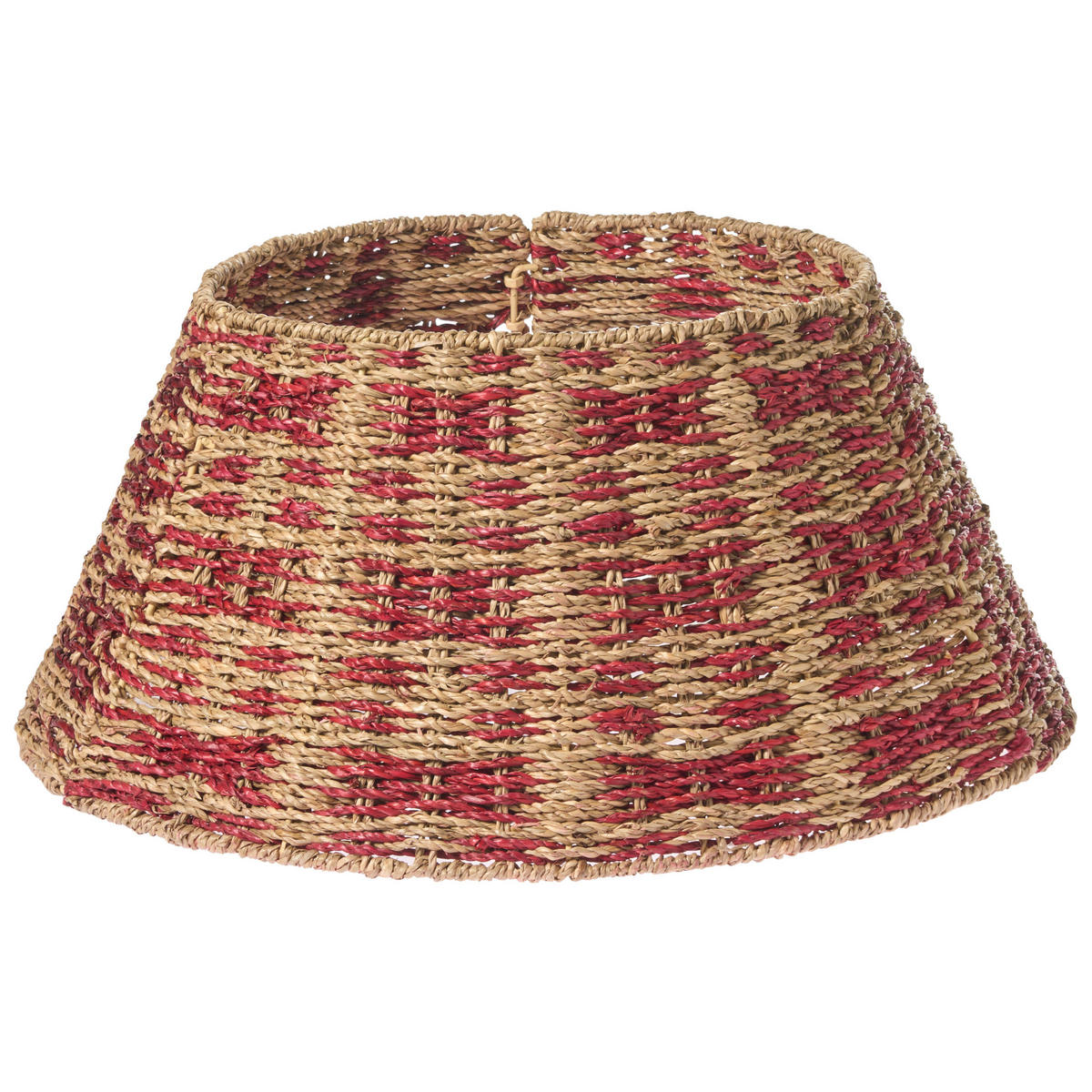 WEIHNACHTSBAUMKRAGEN 26 cm Naturfarben Neige - Naturfarben, Naturmaterialen (26cm) - Beliani