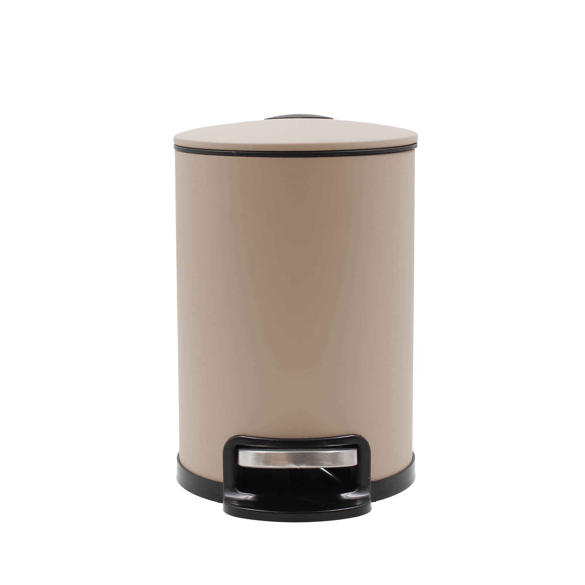 MÜLLEIMER Soft-Close 3 l Metaline - Taupe, Metall (20/25/17cm) - Douceur d´intérieur