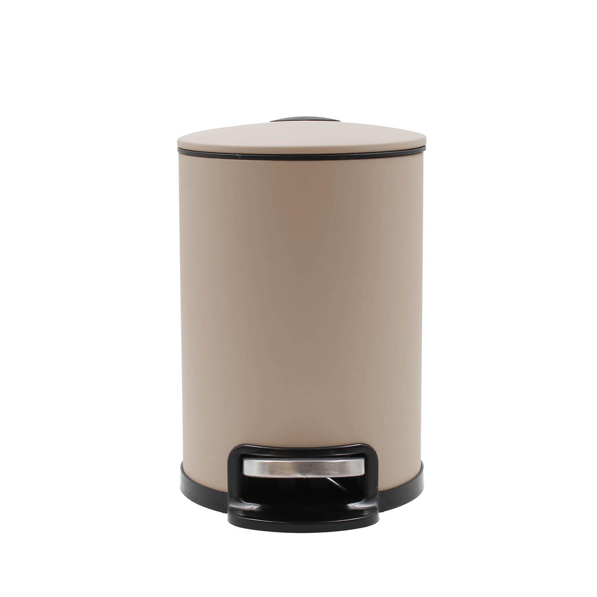 MÜLLEIMER Soft-Close 3 l Metaline - Taupe, Metall (20/25/17cm) - Douceur d´intérieur