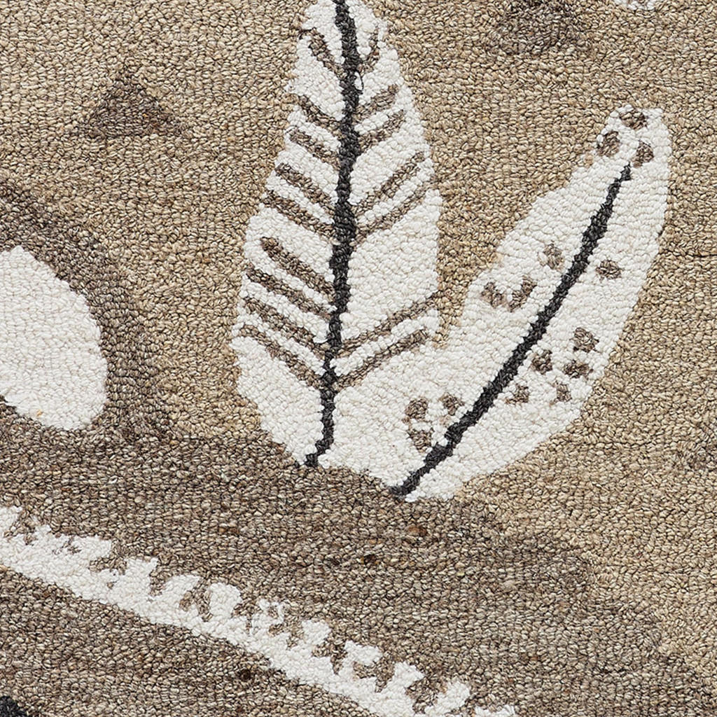 Thumbnail - Natur Pur Handtuftteppich, Sand, Textil, Tiere, Rechteckig, 80x150 cm, Care & Fair, antistatisch, Teppiche & Böden, Tepp...