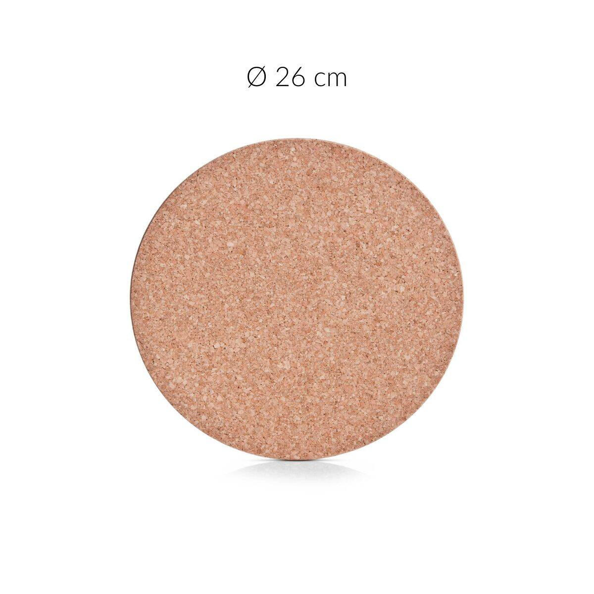 TOPFUNTERSETZER Kork Ø 26 cm - Braun, Naturmaterialien (26/26cm) - ZELLER