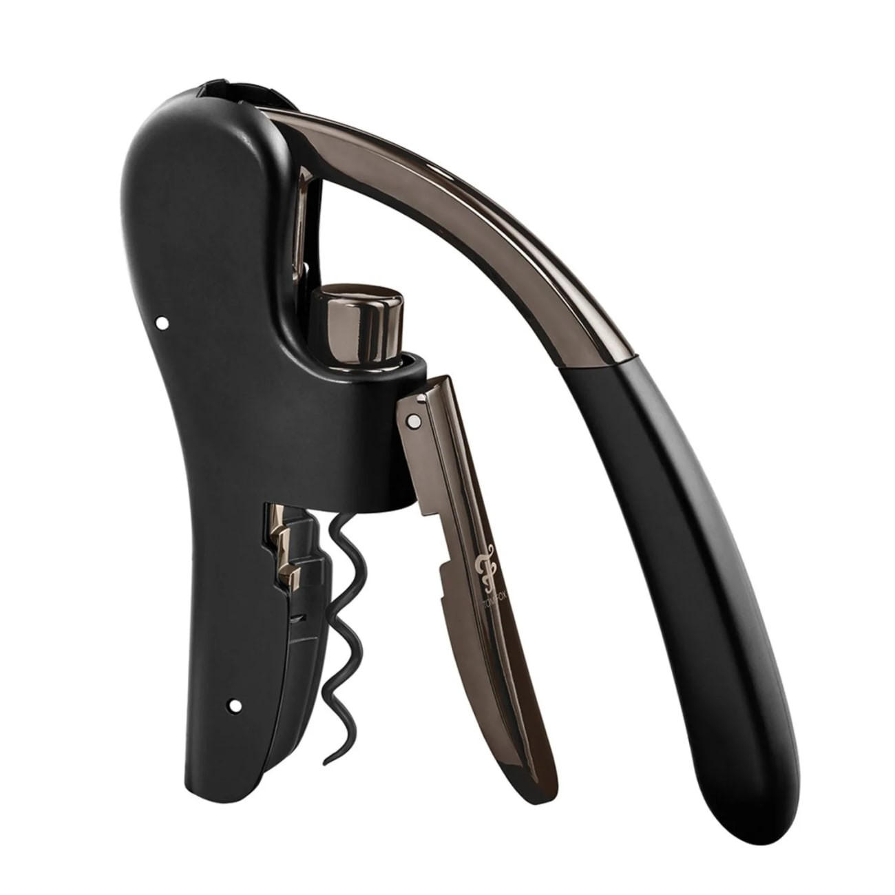 KORKENZIEHER The Lift, Schwarz, für Gastronomie - Schwarz, Metall (12.5cm) - ich-zapfe