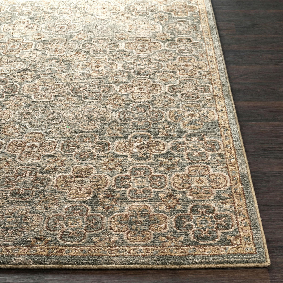 VINTAGE-TEPPICH Myrtle Avenue Ii 160/230 cm Olivgrün - Grün, Textil (160/230cm) - LIVABLISS