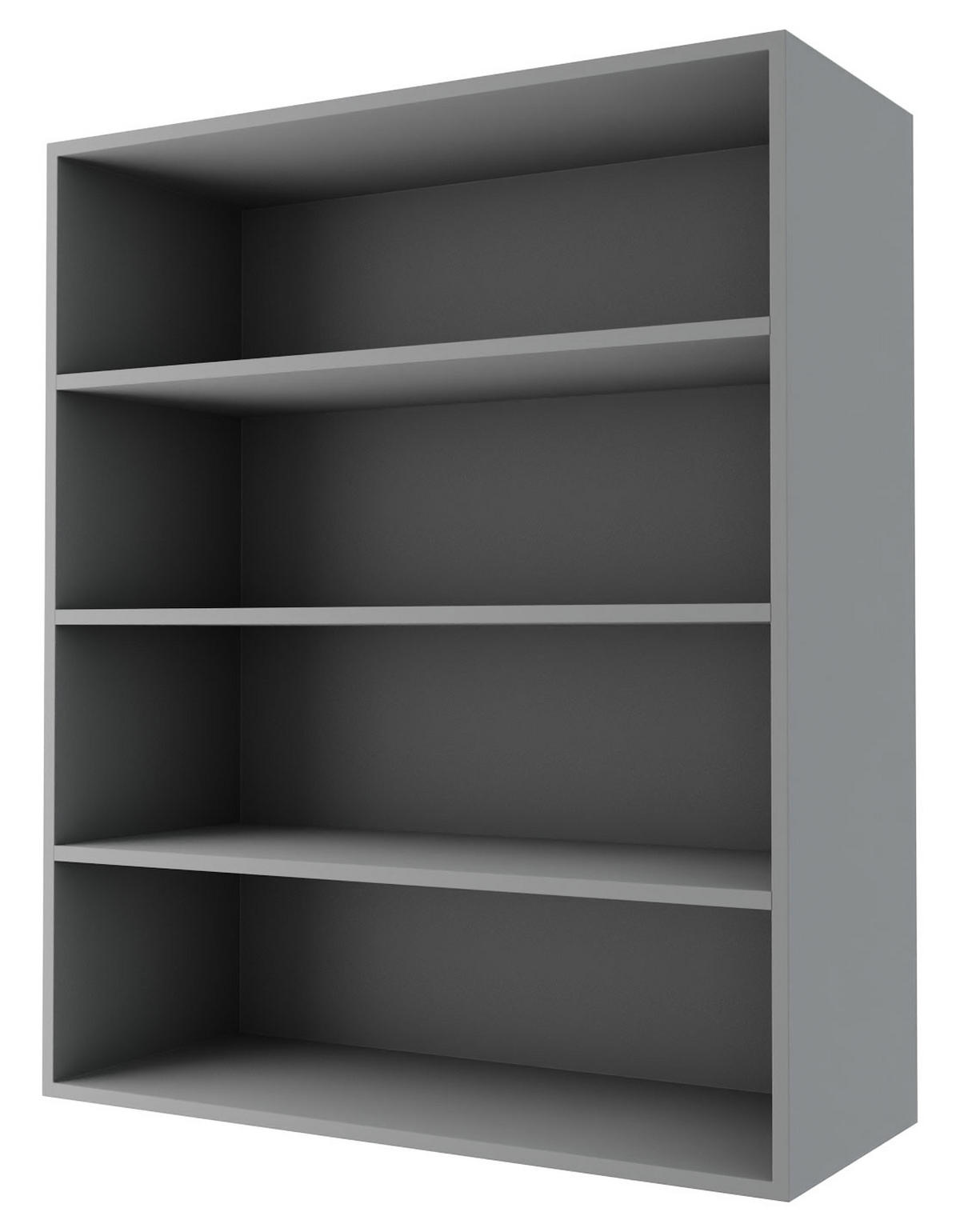 KÜCHENHÄNGESCHRANK Kvantum W4/80 Beige Matt / Grau Matt 80 / 32,5 / 96cm - Beige/Grau, Holz/Holzwerkstoff (80/96/32.5cm) - Feldmann-Wohnen