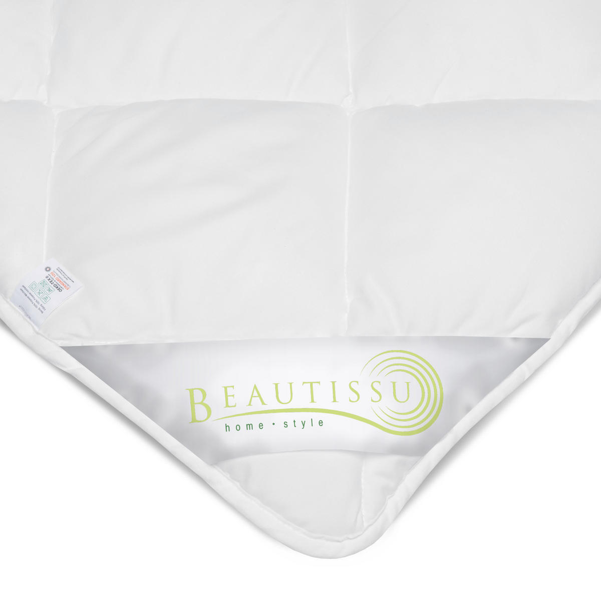BETTDECKE BeauNuit MD 135/200 cm Mono - Weiß, Textil (135/200cm) - Beautissu 