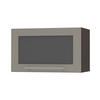 KLAPPHÄNGESCHRANK Kvantum W4BS/60 Beige Matt / Lava Matt 60 / 32,5 / 36cm - Dunkelgrau/Beige, Holz/Holzwerkstoff (60/36/32.5cm) - Feldmann-Wohnen