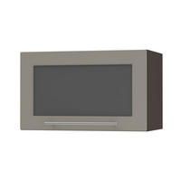 KLAPPHÄNGESCHRANK Kvantum W4BS/60-AV Beige Matt / Lava Matt 60 / 32,5 / 36cm - Dunkelgrau/Beige, Holz/Holzwerkstoff (60/36/32.5cm) - Feldmann-Wohnen