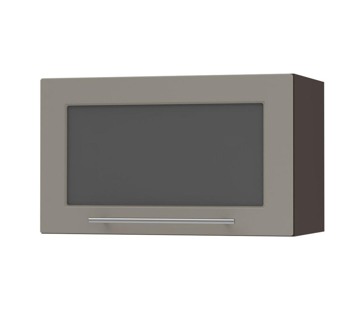 KLAPPHÄNGESCHRANK Kvantum W4BS/60-AV Beige Matt / Lava Matt 60 / 32,5 / 36cm - Dunkelgrau/Beige, Holz/Holzwerkstoff (60/36/32.5cm) - Feldmann-Wohnen